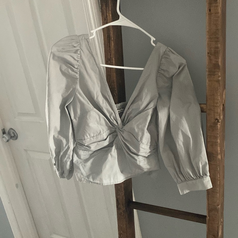 Mint Green Twist Abercrombie Top